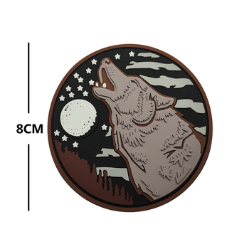 BACK HAND PVC нашивка с лого Odin, Velcro нарукавник за спорт на открито, унисекс, зима 2024