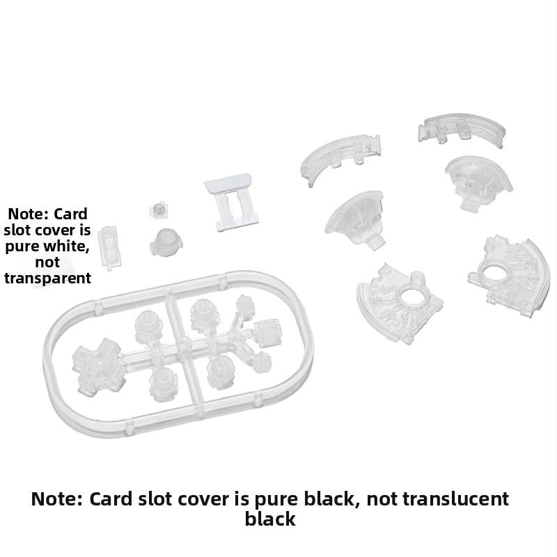 Nintendo Switch Lite náhradná sada tlačidiel — D-Pad, ABXY, ZL/ZR, L/R, ABS materiál