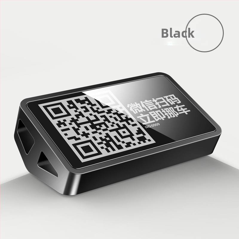 Metalna privremena tablica za parkiranje s QR kodom – dvodimenzionalni kod, otisnuto logo, model: Scan Yard Stop Sign