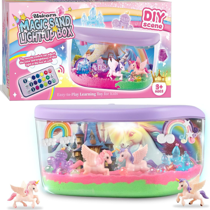 Gyermekeknek készült kézzel készített műgyanta táj játék – Rajzfilm stílus; Anyagok: műanyag/gyanta; Kategória: gyanta kézművesség; Csomagolás: színes doboz