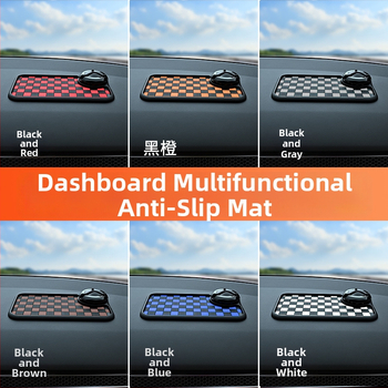 Baviss Többfunkciós csúszásmentes autómatrac telefontartóval és ideiglenes parkolótáblával, PVC (Termékkód: B-61)