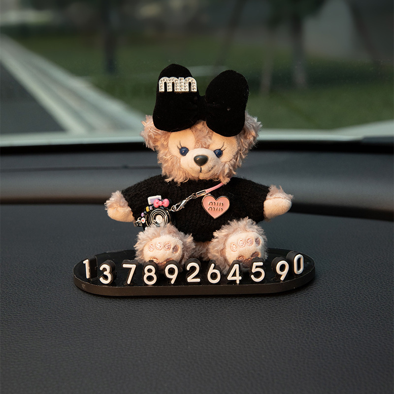 Ideiglenes parkolási jel autóhoz mozgatható digitális kijelzővel — személyre szabott autó kiegészítő | Modell AL945301970242 | Márka Shuai Hao