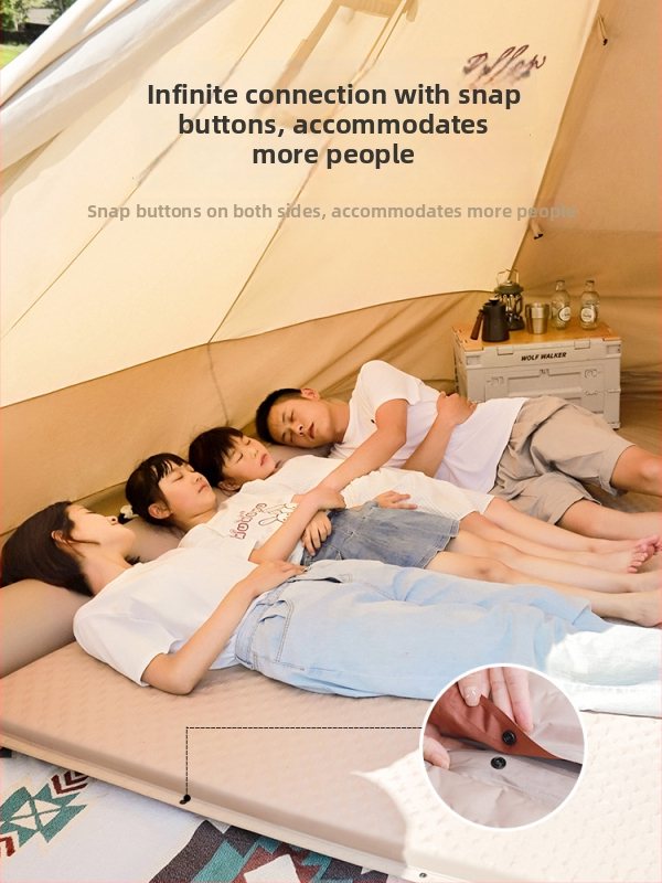 Gaisu gultas ārkārtas kempingam - pārnēsājams grīdas paklājs teltij, automātiska piepūšana, piemērots auto, Ietilpība 1–3 personas, Neto svars 3 kg, Materiāls Chun Yongfang