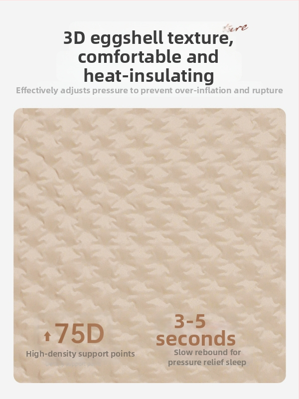 Gaisu gultas ārkārtas kempingam - pārnēsājams grīdas paklājs teltij, automātiska piepūšana, piemērots auto, Ietilpība 1–3 personas, Neto svars 3 kg, Materiāls Chun Yongfang