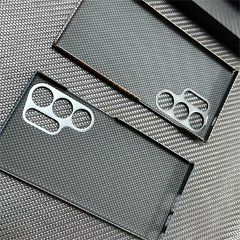 Sunset Dusk Kevlar защитен калъф за Samsung S24 Ultra, ръчно плетен арамид, магнитен