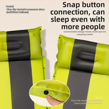 Automatiškai pripučiamas piknikų kilimėlis su šilko gėlių raštu, 2,6 kg, tinka automobiliui ir stovyklavimui