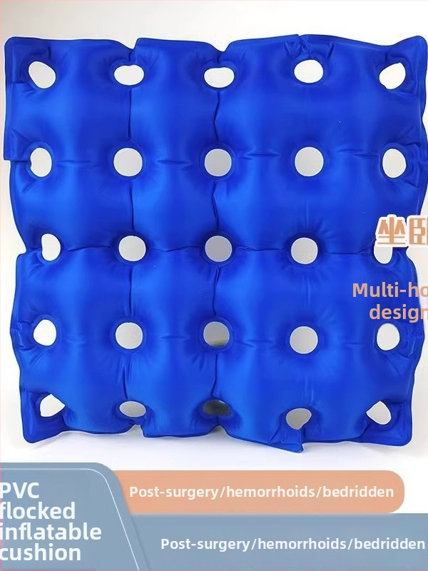 Dekubitų prevencijos oro pagalvė sėdėjimui, pripučiamas, kvėpuojantis, biurui, invalide vežimėliui, namams ir automobiliui • PVC • Modelis: 9 skylės, 16 skylių, 25 skylės • Gamintojas: Yihe Network • Dėžės kiekis: 60