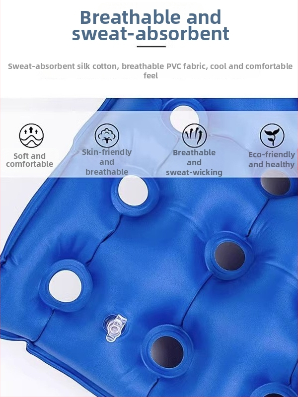 Dekubitų prevencijos oro pagalvė sėdėjimui, pripučiamas, kvėpuojantis, biurui, invalide vežimėliui, namams ir automobiliui • PVC • Modelis: 9 skylės, 16 skylių, 25 skylės • Gamintojas: Yihe Network • Dėžės kiekis: 60