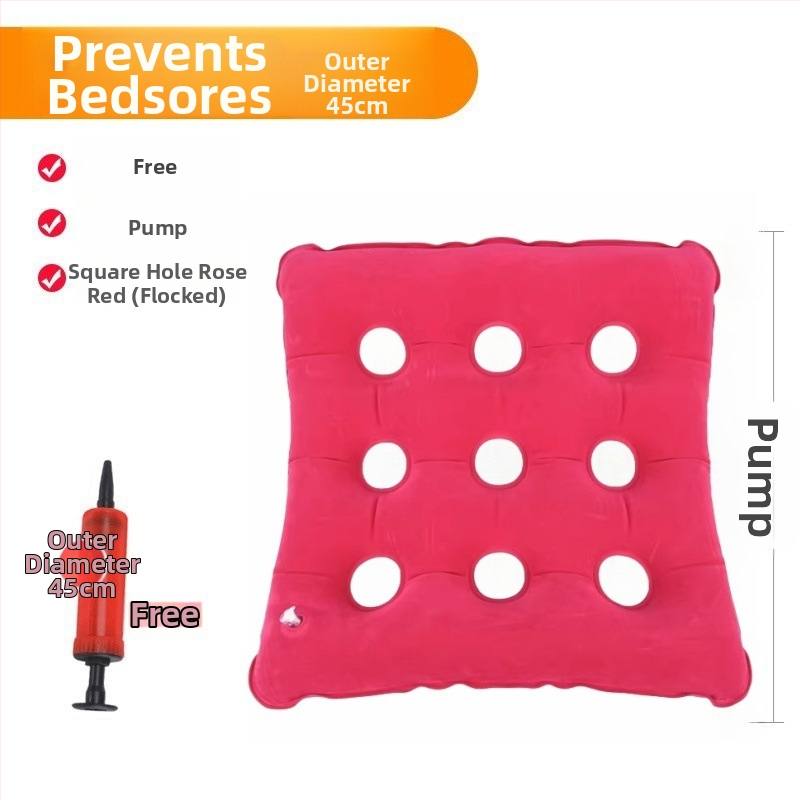 Dekubitų prevencijos oro pagalvė sėdėjimui, pripučiamas, kvėpuojantis, biurui, invalide vežimėliui, namams ir automobiliui • PVC • Modelis: 9 skylės, 16 skylių, 25 skylės • Gamintojas: Yihe Network • Dėžės kiekis: 60