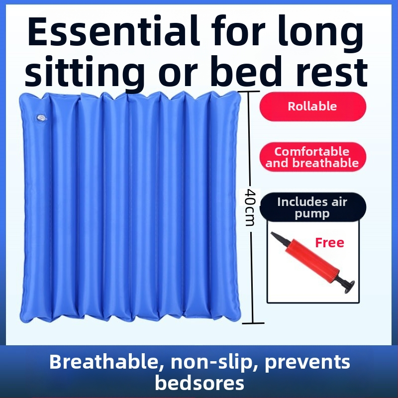 Dekubitų prevencijos oro pagalvė sėdėjimui, pripučiamas, kvėpuojantis, biurui, invalide vežimėliui, namams ir automobiliui • PVC • Modelis: 9 skylės, 16 skylių, 25 skylės • Gamintojas: Yihe Network • Dėžės kiekis: 60