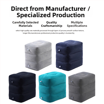 Bridgeon ZJM-AY030 Pārvadājamā gaisa kāju atbalsta ar PVC flokēšanu, biezums 0,45 mm, izmēri 42×30×32 cm, svars 330–600 g