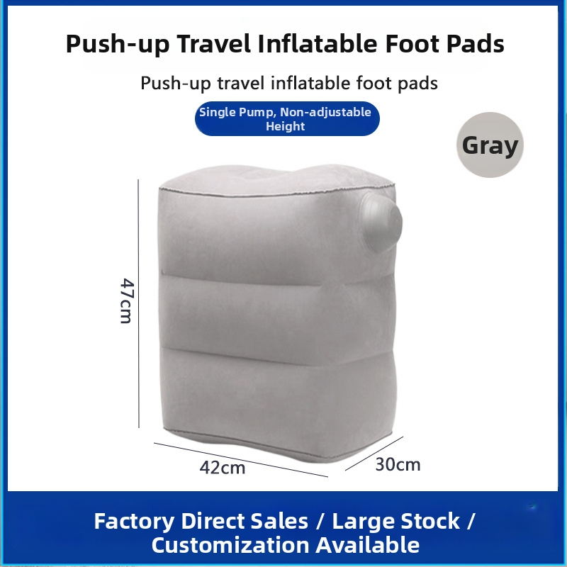 Bridgeon ZJM-AY030 Pārvadājamā gaisa kāju atbalsta ar PVC flokēšanu, biezums 0,45 mm, izmēri 42×30×32 cm, svars 330–600 g