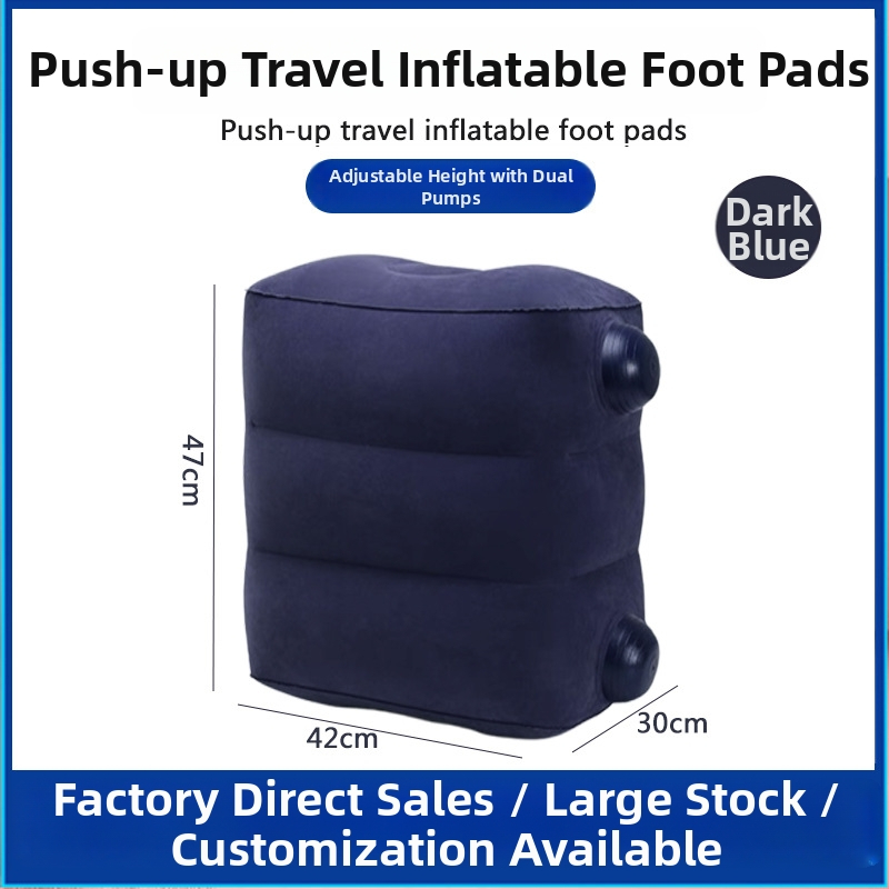 Bridgeon ZJM-AY030 Pārvadājamā gaisa kāju atbalsta ar PVC flokēšanu, biezums 0,45 mm, izmēri 42×30×32 cm, svars 330–600 g