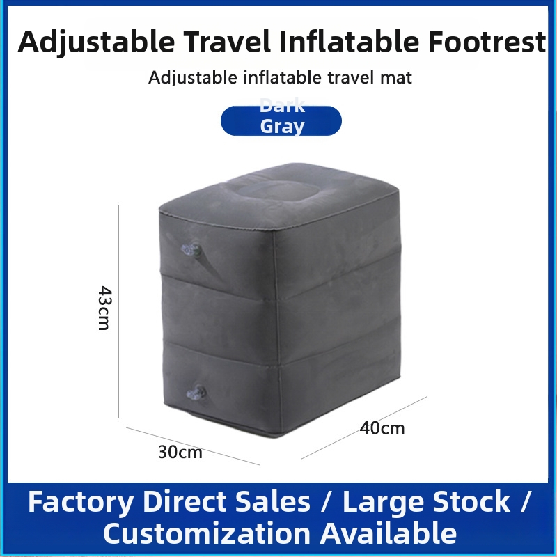 Bridgeon ZJM-AY030 Pārvadājamā gaisa kāju atbalsta ar PVC flokēšanu, biezums 0,45 mm, izmēri 42×30×32 cm, svars 330–600 g