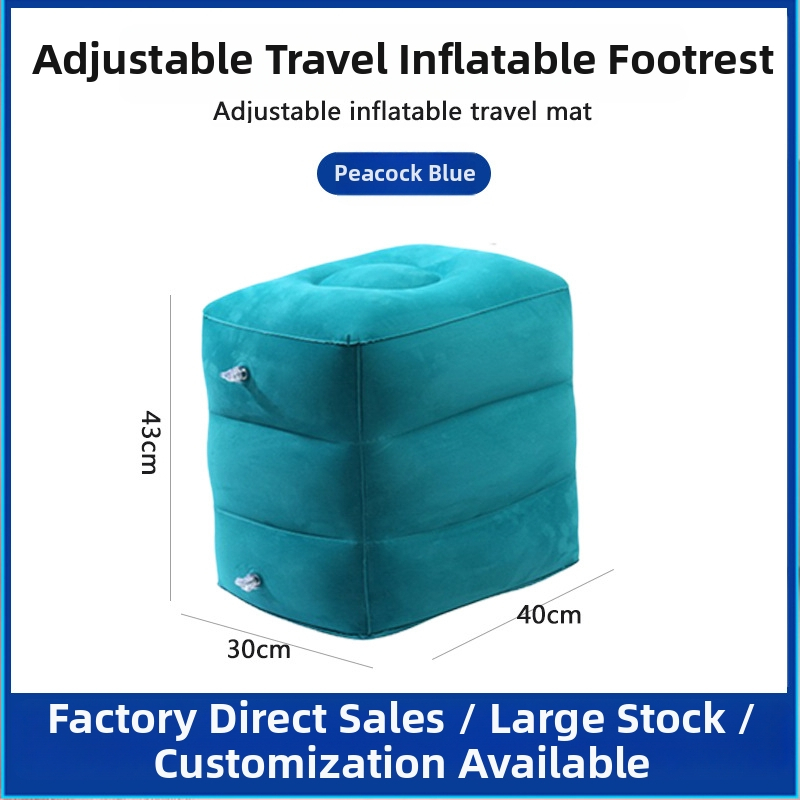 Bridgeon ZJM-AY030 Pārvadājamā gaisa kāju atbalsta ar PVC flokēšanu, biezums 0,45 mm, izmēri 42×30×32 cm, svars 330–600 g