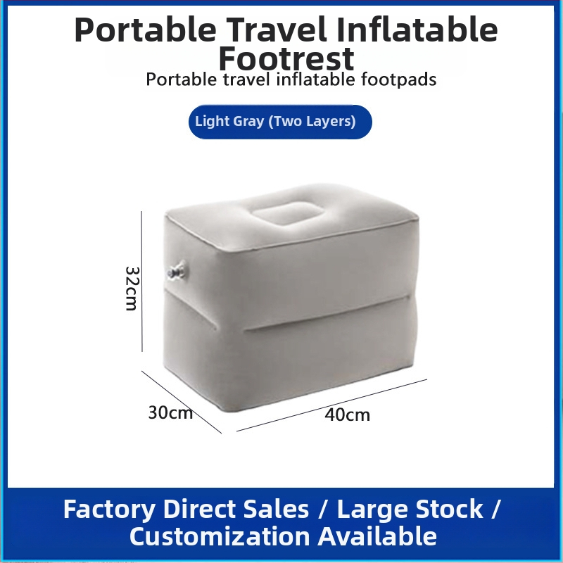 Bridgeon ZJM-AY030 Pārvadājamā gaisa kāju atbalsta ar PVC flokēšanu, biezums 0,45 mm, izmēri 42×30×32 cm, svars 330–600 g