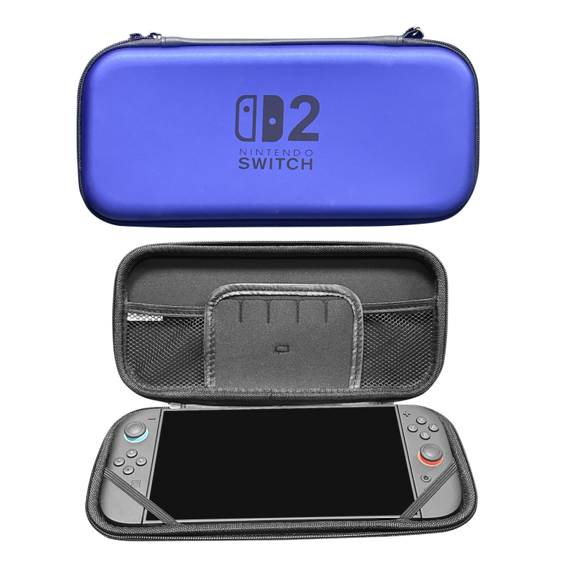 Switch2 tvrdi zaščitni kućište za pohranu s EVA zaštitom, PU+EVA materijalima, sitotisak reljef, za Nintendo Switch