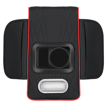 Pad de braț din piele pentru mașină, cu suport pentru cană și compartiment pentru șervețele, universal, personalizabil, Brand Luda