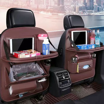 Δερμάτινος κρεμαστός οργανωτής για το πίσω κάθισμα αυτοκινήτου – αδιάβροχος, με μεγάλη χωρητικότητα, δυνατότητα εκτύπωσης λογότυπου