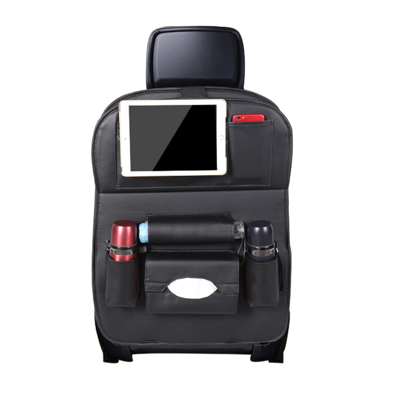 Δερμάτινος κρεμαστός οργανωτής για το πίσω κάθισμα αυτοκινήτου – αδιάβροχος, με μεγάλη χωρητικότητα, δυνατότητα εκτύπωσης λογότυπου
