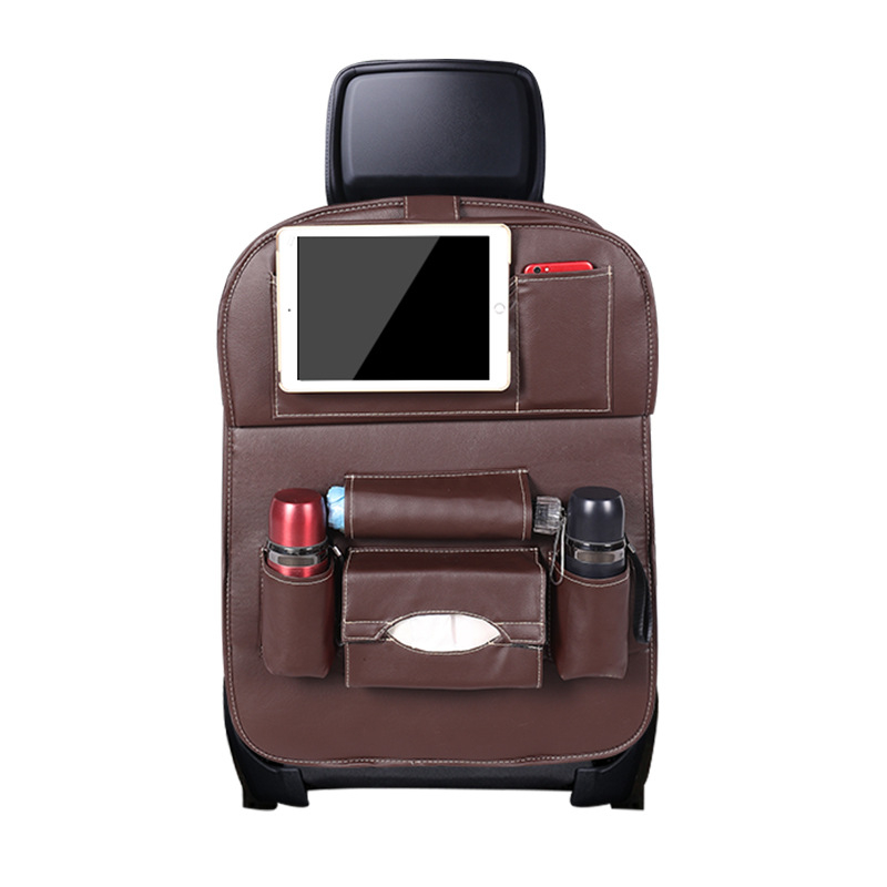 Δερμάτινος κρεμαστός οργανωτής για το πίσω κάθισμα αυτοκινήτου – αδιάβροχος, με μεγάλη χωρητικότητα, δυνατότητα εκτύπωσης λογότυπου