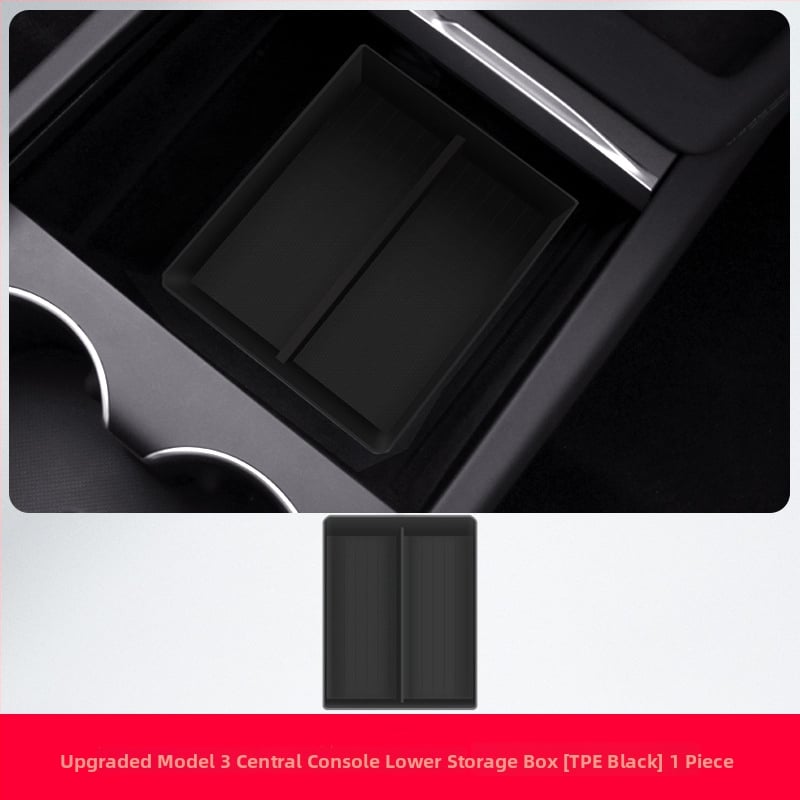 Tesla Model 3/Y központi konzol tárolómatrac és kartámasz párna, csúszásmentes, ABS, Guangdong eredet