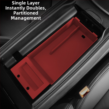 Σιλικονούχο σετ εσωτερικού χώρου για το Xiaomi SU7: θήκη ποτηριού, κεντρική θήκη αποθήκευσης και σιλικονούς πάτος αποθήκευσης — Kunasi, Guangzhou