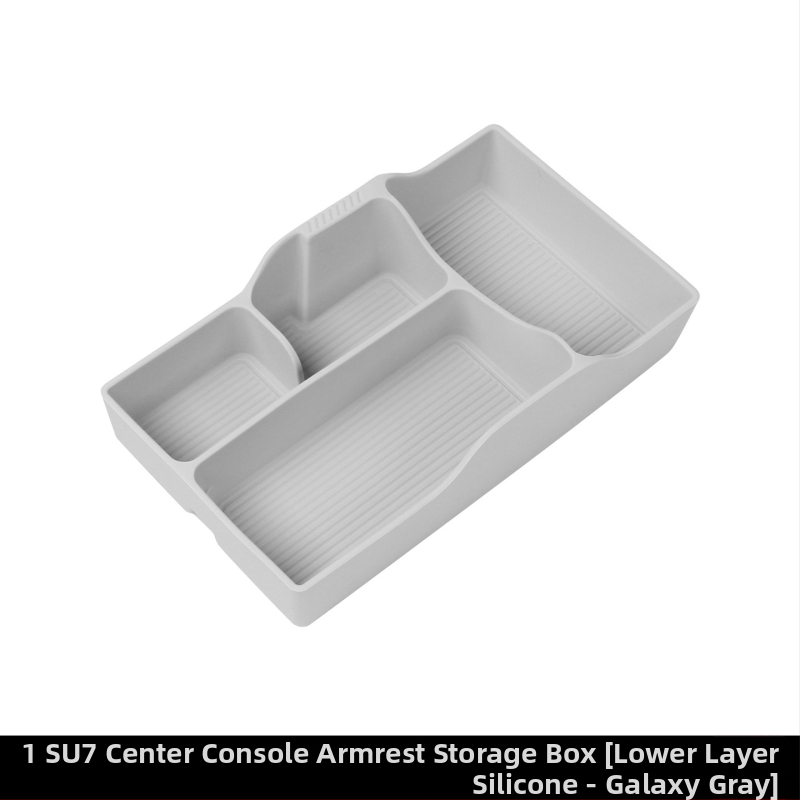 Σιλικονούχο σετ εσωτερικού χώρου για το Xiaomi SU7: θήκη ποτηριού, κεντρική θήκη αποθήκευσης και σιλικονούς πάτος αποθήκευσης — Kunasi, Guangzhou