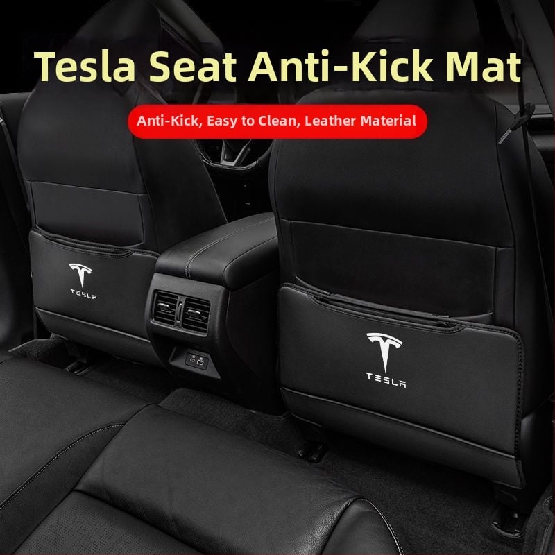 Qichen Защита за задната част на предното седло за Tesla Model 3/Y/X - анти-удар