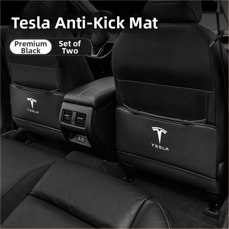 Qichen Защита за задната част на предното седло за Tesla Model 3/Y/X - анти-удар