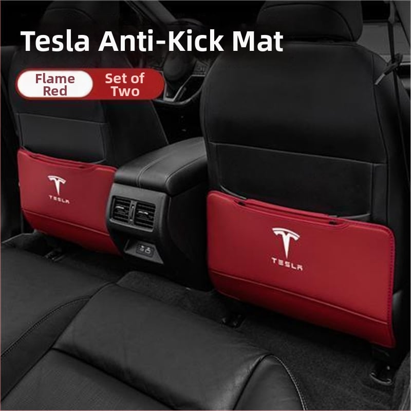 Qichen Защита за задната част на предното седло за Tesla Model 3/Y/X - анти-удар