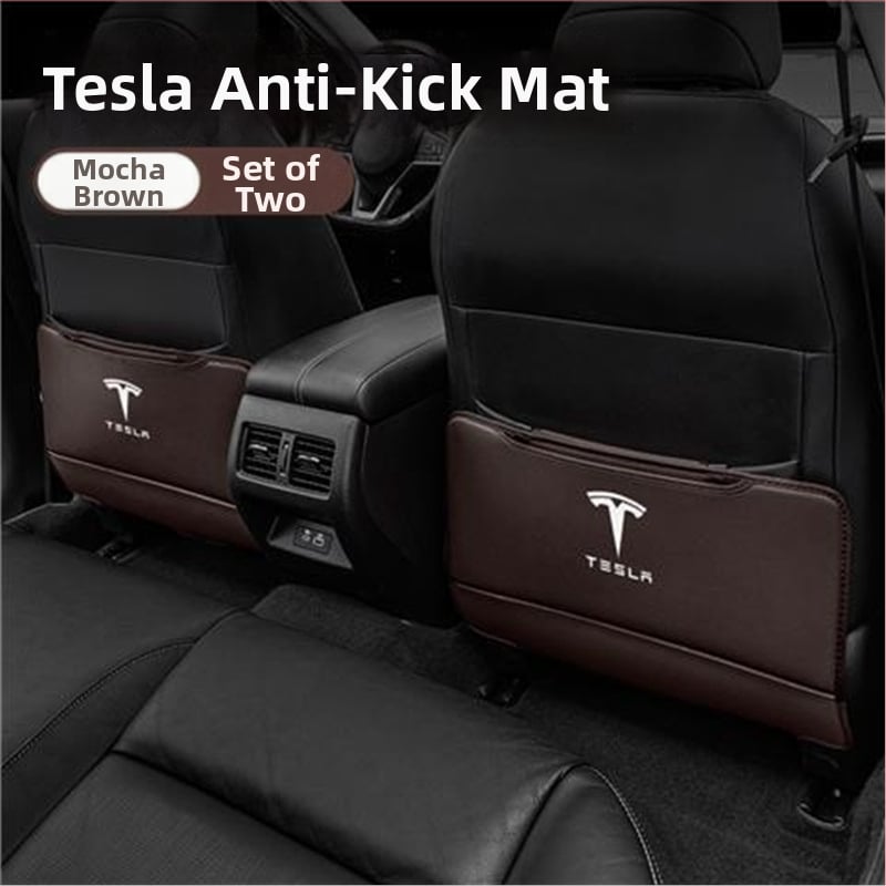 Qichen Защита за задната част на предното седло за Tesla Model 3/Y/X - анти-удар