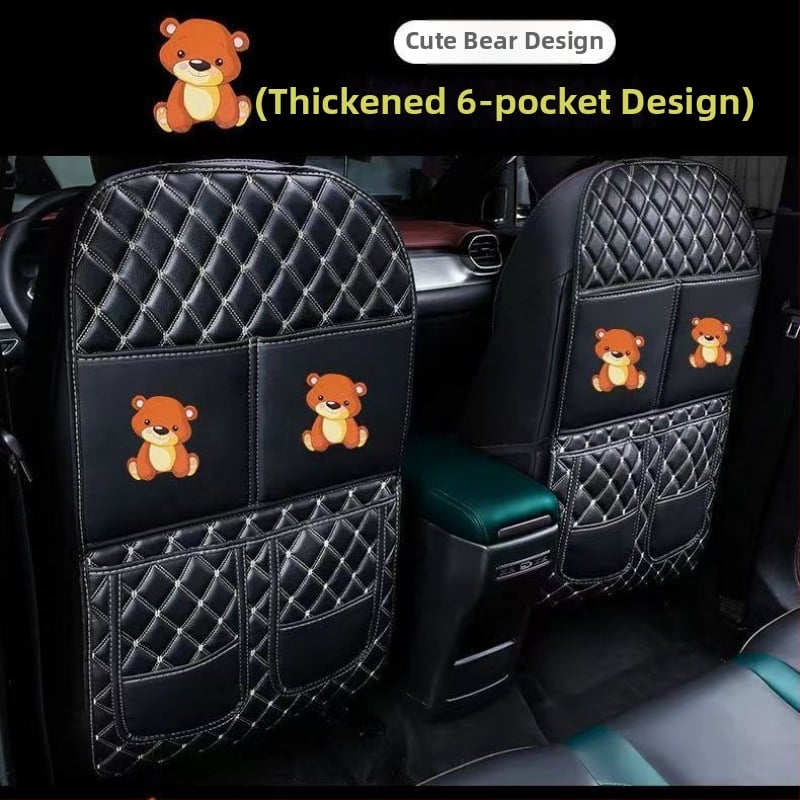 Защитна подложка за задната седалка в автомобил — PU материал, против удар от крак, защита от износ и замърсяване, одобрена частна марка