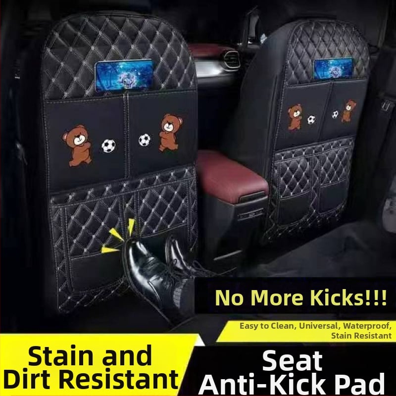 Защитна подложка за задната седалка в автомобил — PU материал, против удар от крак, защита от износ и замърсяване, одобрена частна марка