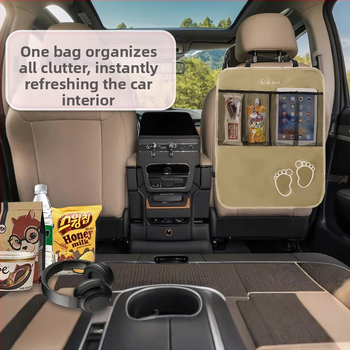 Τσάντα αποθήκευσης καθίσματος αυτοκινήτου από Oxford ύφανση, κρεμάμενη στην πλάτη του καθίσματος, χωρητικότητα 5 L, καθολική εφαρμογή, δυνατότητα εκτύπωσης λογότυπου