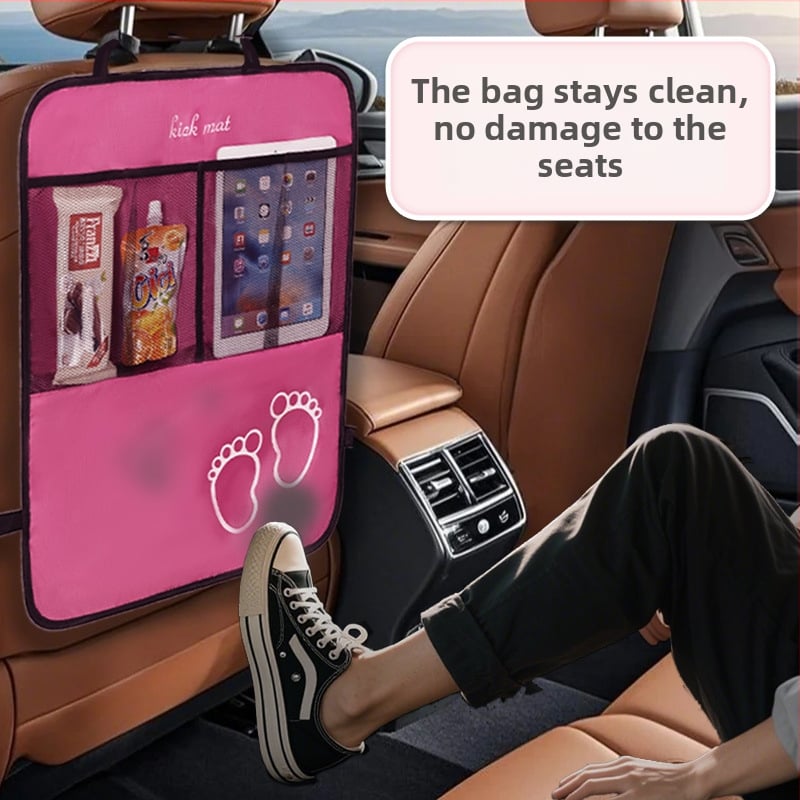 Τσάντα αποθήκευσης καθίσματος αυτοκινήτου από Oxford ύφανση, κρεμάμενη στην πλάτη του καθίσματος, χωρητικότητα 5 L, καθολική εφαρμογή, δυνατότητα εκτύπωσης λογότυπου