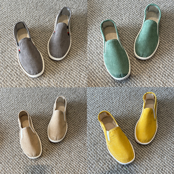 Unisex kasdieniai laisvalaikio batai su apvalia nosimi, nubuko viršus, kanapių įdėklas, guminė padas