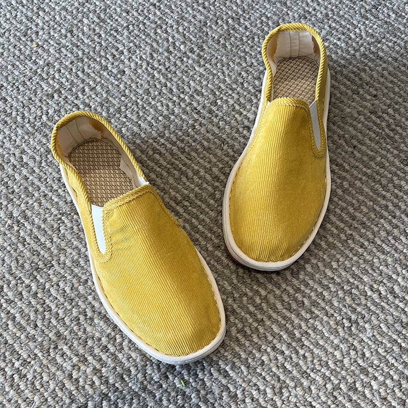 Unisex kasdieniai laisvalaikio batai su apvalia nosimi, nubuko viršus, kanapių įdėklas, guminė padas