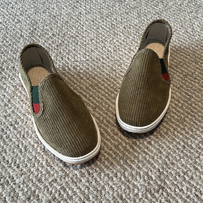 Unisex kasdieniai laisvalaikio batai su apvalia nosimi, nubuko viršus, kanapių įdėklas, guminė padas