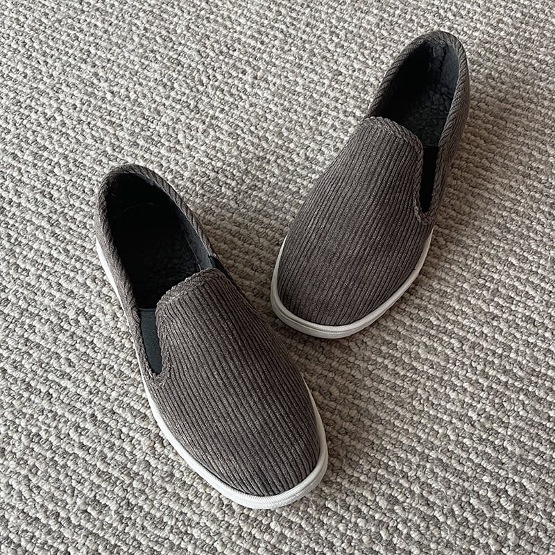 Unisex kasdieniai laisvalaikio batai su apvalia nosimi, nubuko viršus, kanapių įdėklas, guminė padas