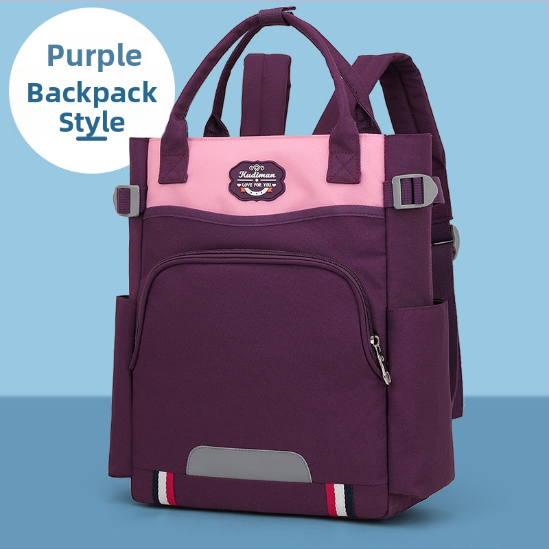 Unisex pratybų maišelis pradinėms mokykloms — Oxford audinys, kvėpuojantis, apkrovos mažinimas, poliesterio vidinis pamušalas, modelis 5100