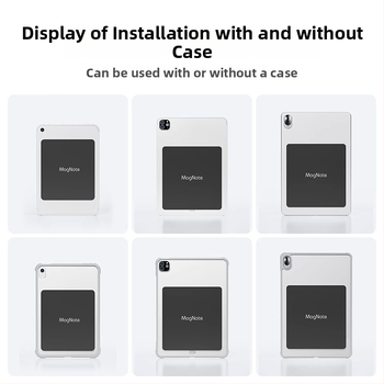 Magnētisks līmēšanas plāksteris planšetdatora statīvam un e-grāmatu lasītājam (līmēšanas tips) – Universāla saderība
