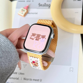 Najlonska pletena narukvica za sat s magnetnom kopčom, kompatibilna s Apple Watch 56789S10