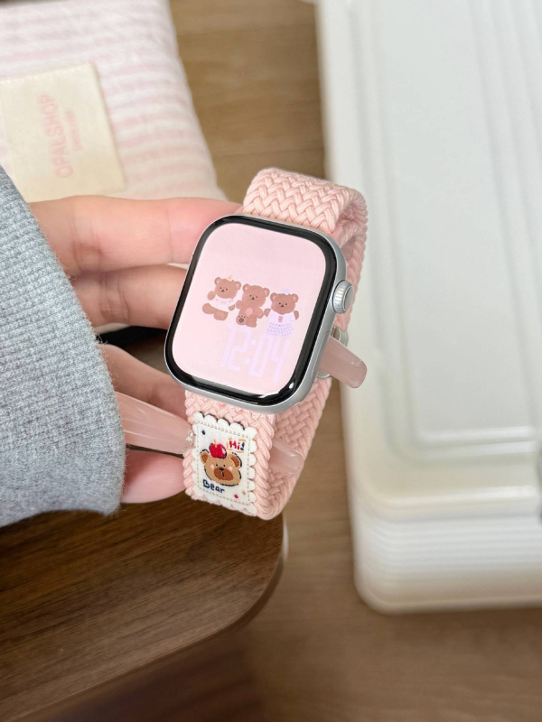 Najlonska pletena narukvica za sat s magnetnom kopčom, kompatibilna s Apple Watch 56789S10