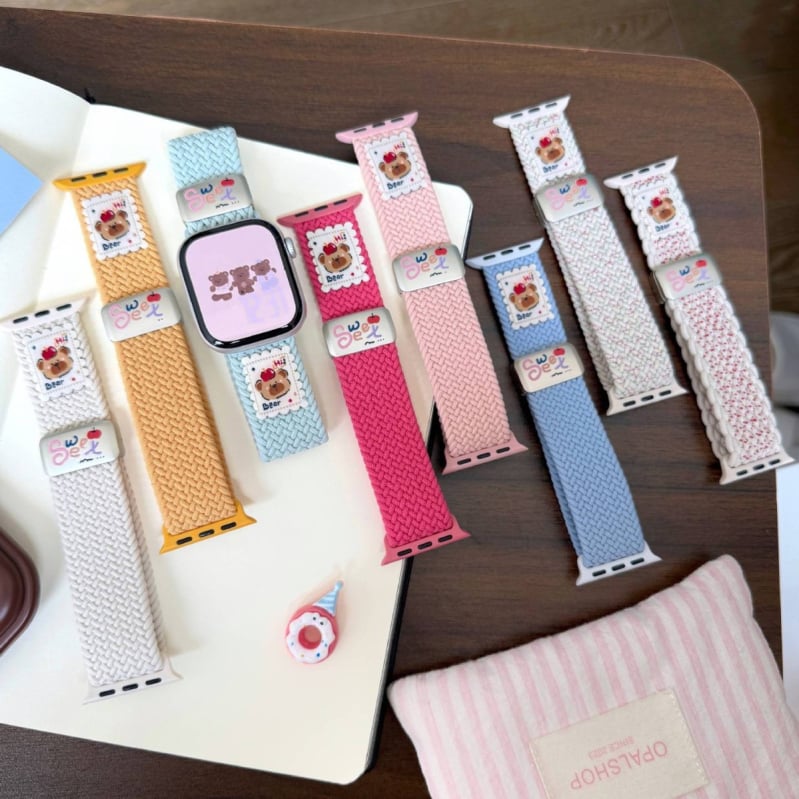 Najlonska pletena narukvica za sat s magnetnom kopčom, kompatibilna s Apple Watch 56789S10