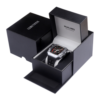 Hualimei metallkorpus Apple Watch S8 jaoks, koos integreeritud rihma ja karastatud filmiga