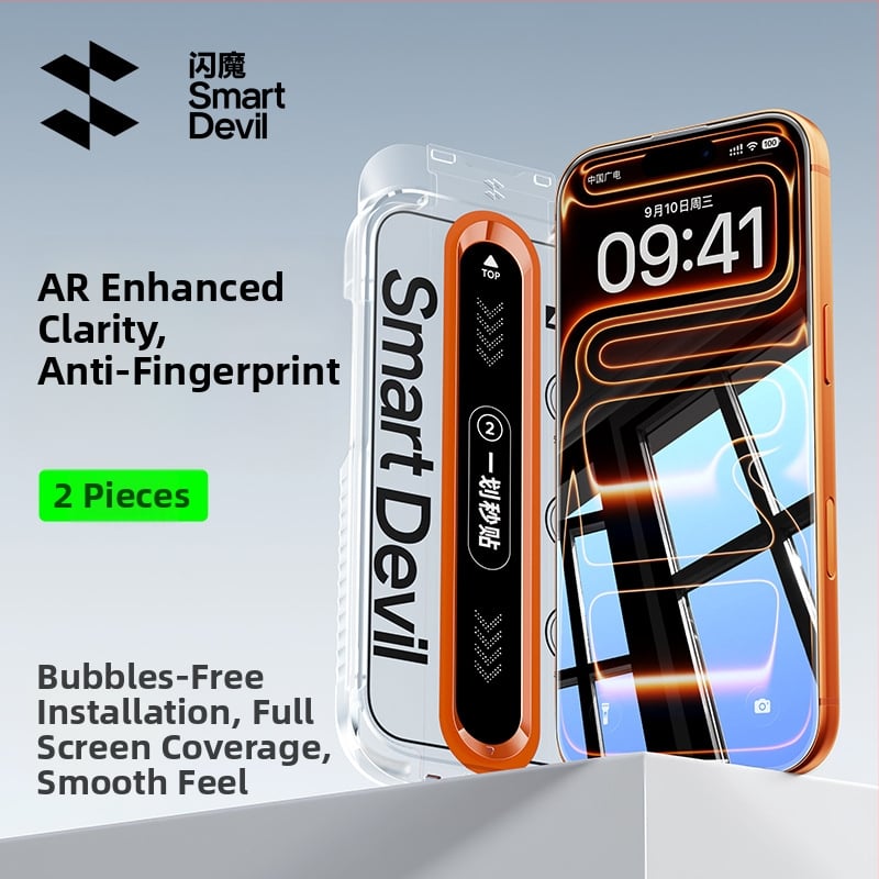 Termopārā stikla pilna ekrāna aizsargs iPhone 16 Pro Max (Zīmols: Zifan; Materiāls: Asahi stikls; Filmas tips: Pilns ekrāns; Filmas īpašības: HD)