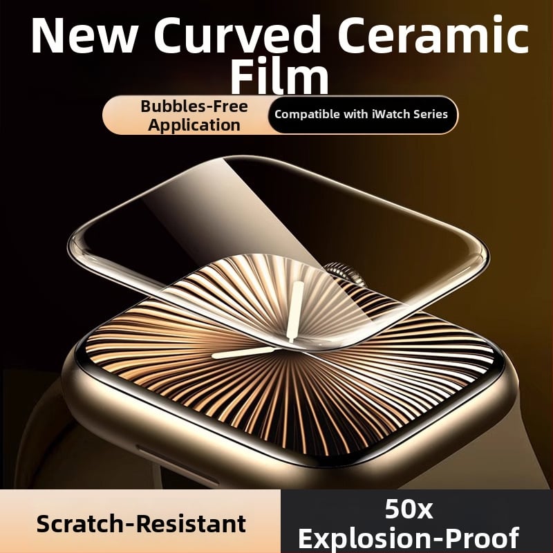 Apple S10 viedpulksteņa hidrogel ekrāna aizsargs - HD, izturīgs pret krišanu, saderīgs ar iWatch S9/S8/S7