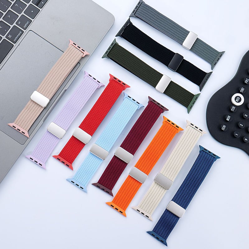 Remen za Apple Watch S11 s magnetskom kopčom, najlonska elastična tkanina, kompatibilan s Huawei Watch 5/4