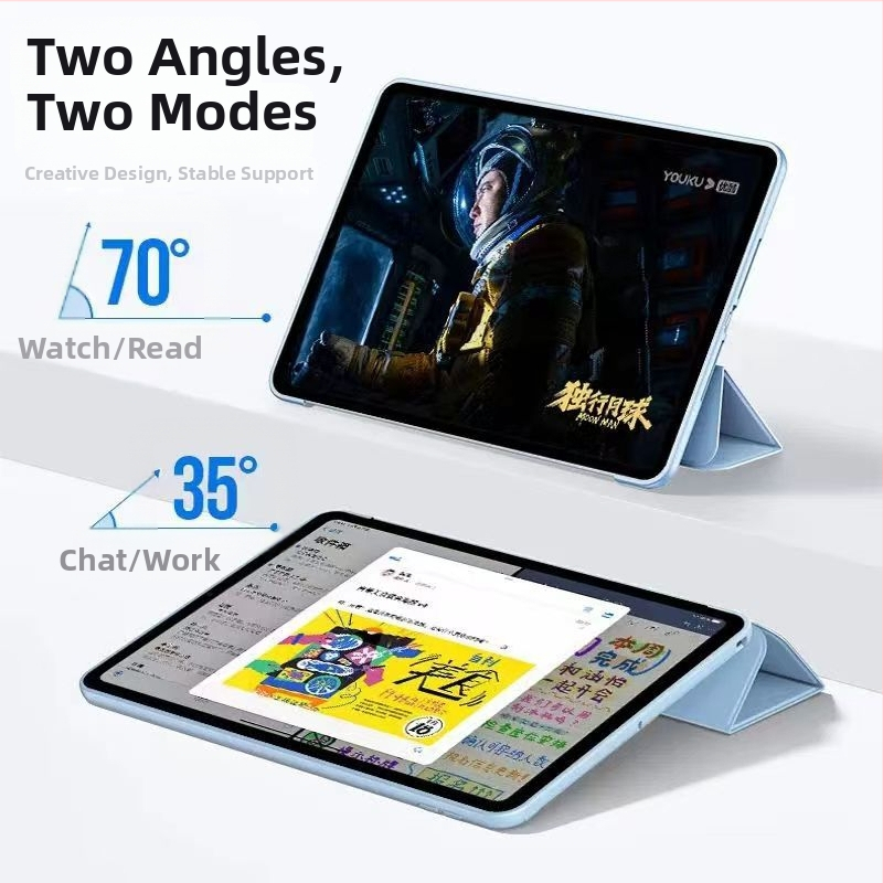 Vimay kryt na iPad s disipáciou tepla, magnetické uzatvorenie, držiak, TPU, embossing dizajn, podpora režimu spánku